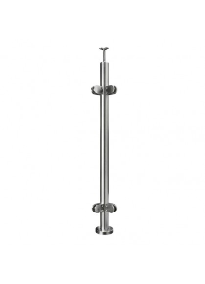 1100mm Height, 100x8mm Plate, 105x1.5x25mm Cover Balustrade Posts