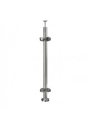 1100mm Height, 100x8mm Plate, 105x1.5x25mm Cover Balustrade Posts